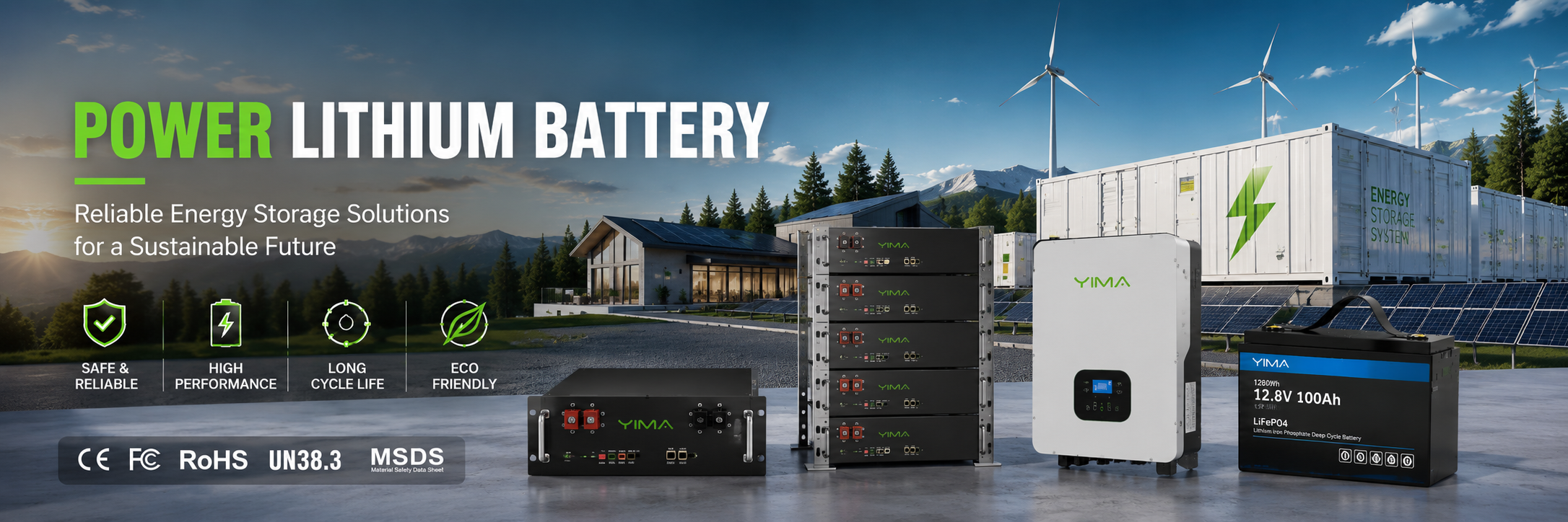 chất lượng Pin lithium năng lượng nhà máy sản xuất
